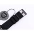 Professional Endurance SF AAA PVD carbon fibre Black/Blue Dial on black rubber bracelet VK63 Quartz