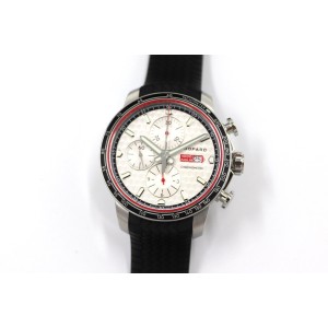 Mille Miglia 168571 SS V7F 1:1 Best Edition White Dial on Black Rubber Strap A7750