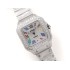 Santos De Cartier SF Swarovski diamonds Colour Rome Diamond Dial on Diamond Bracelet A8215
