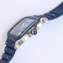 Santos de Cartier GF SS/PVD Best Edition Blue Dial on SmartLinks Oxygen rubber strap MIYOTA 9015 V2