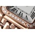 Panthère 22mm BVF 1:1 Best Edition RG White Dial Diamonds Bezel on RG Bracelet Ronda Quartz V2