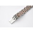 Panthère 22mm BVF 1:1 Best Edition SS/RG White Dial Diamonds Bezel on SS/RG Bracelet Ronda Quartz V2