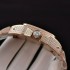 Santos De Cartier 100th anniversary TWF Swarovski diamonds RG Full Diamond Dial on Bracelet A2824