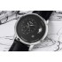 Pano matic Lunar AIF 1:1 Best Edition Black Dial on SS Black leather strap Cal.90-02