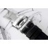 Pano matic Lunar AIF 1:1 Best Edition White Dial on SS Black leather strap Cal.90-02
