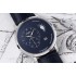 Pano matic Lunar AIF 1:1 Best Edition Blue Dial on SS Black leather strap Cal.90-02