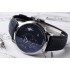 Pano matic Lunar AIF 1:1 Best Edition Blue Dial on SS Black leather strap Cal.90-02