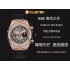 Hublot Big Bang Unico BBF Titanium T Diamonds Bezel RG Best Edition Skeleton Dial on Black Rubber Strap A1242