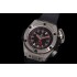 Big Bang HBF KING POWER OCEANOGRAPHIC 4000M Best Edition Red Dial on Black Rubber Strap HUB1400