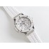 Big Bang 44mm HBF 1:1 Best Edition White dial on SS White rubber strap HUB4100