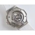 Big Bang 44mm HBF 1:1 Best Edition White dial on SS White rubber strap HUB4100