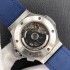 Big Bang 44mm HBF 1:1 Best Edition Full diamonds bezel Blue dial on SS Blue rubber strap HUB4100