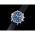 Aquatimer Chrono RSF 1:1 Best Edition Blue Dial on SS Black Rubber Strap A7750