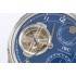 Big Pilot's  Portugal Tourbillon SS BBRF 150th anniversary Blue Dial on Black Leather Strap
