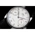 Portuguese Auto 7 Days AZF IW500712 1:1 Best Edition White Dial on Black Leather Strap A52010