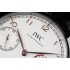 Portuguese Auto 7 Days AZF IW500704 1:1 Best Edition White Dial on Black Leather Strap A52010
