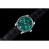 Portuguese Auto 7 Days AZF IW500708 1:1 Best Edition Green Dial on Black Leather Strap A52010