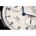 Portugieser AZF IW503501 Annual Calendar 1:1 Best Edition White Dial on Blue Leather Strap A52850
