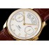 Portugieser AZF IW503504 Annual Calendar 1:1 Best Edition White Dial on YG Brown Leather Strap A52850