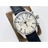 Pilot Chrono AZF IW377725 1:1 Best Edition White Dial on Black Leather Strap A7750