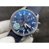 Pilot Chrono AZF IW377729 1:1 Best Edition Blue Dial on Blue Leather Strap A7750