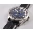 Polaris Geographic SS ZF 1:1 Best Edition Blue Textured Dial on Black Leather Strap A936