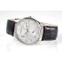 Master Ultra Thin Réserve de Marche SS ZF Best Edition Silver Dial on Black Leather Strap A938