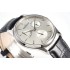 Master Ultra Thin Réserve de Marche SS ZF Best Edition Silver Dial on Black Leather Strap A938