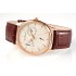 Master Geographic Real PR RG ZF 1:1 Best Edition Silver Dial on Brown Leather Strap A938