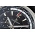 Polaris Chrono HKF 1:1 Best Edition Black Dial on SS Black Leather Strap Cal.752A