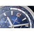 Polaris Chrono HKF 1:1 Best Edition Blue Dial on SS Blue Leather Strap Cal.752A