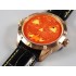 Konstantin Chaykin Joker RG TWF Best Edition Orange Pumpkin Dial on Black Leather Strap NH35A