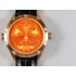 Konstantin Chaykin Joker RG TWF Best Edition Orange Pumpkin Dial on Black Leather Strap NH35A