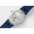 Constellation 8F Blue Ceramic 1:1 Best Edition Blue Dial on Blue Gummy Strap A8900