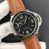 PAM00111 HWF SS 1:1 Best Edition on Brown Leather Strap   Strap A6497
