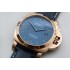 PAM01114 SBF 1:1 Best Edition Blue Dial on Blue Leather Strap P.9010 Clone