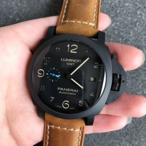 PAM01441 VSF Real Ceramic 1:1 Best Edition on Brown Asso Strap P.9010 Super Clone V2