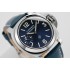 PAM01085 HWF SS 1:1 Best Edition on Blue Leather Strap   A6497