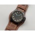 PAM00779 HWF Luminor California PVD 1:1 Best Edition on   Brown Leather Strap A6497