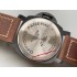 PAM00779 HWF Luminor California PVD 1:1 Best Edition on   Brown Leather Strap A6497