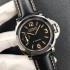 PAM00915 HWF SS 1:1 Best Edition on Black Leather Strap   Strap P5000