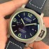 PAM01117 VSF Titanium 1:1 Best Edition Blue Dial on Blue Kevlar Composite Strap P.9010 Clone (Free leather strap)