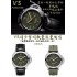 PAM01056 VSF GMT 1:1 Best Edition Green Dial on Black   Leather Strap P.9011 Super Clone