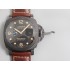 PAM00661 VSF Carbotech 44mm Best Edition Black Dial on Brown Leather Strap P.9010 Super Clone