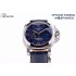 PAM01033 VSF Luminor GMT 44mm Best Edition Blue Dial on Blue leather strap P.9011 Clone