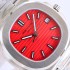 Nautilus SF 5711 1:1 Best Edition Red Textured Dial on SS Bracelet A324