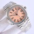 Nautilus SF 5711 1:1 Best Edition Pink Textured Dial on SS Bracelet A324
