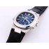 Nautilus 5726 PF Best Edition Blue Textured Dial on SS Black Leather Strap A324 V3