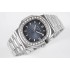 Nautilus PPF 5711/1A Best Edition White Textured Dial T Diamonds Bezel on SS Bracelet 324CS V4
