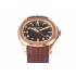 Aquanaut 5167R ZF 1:1 Best Edition Brown Dial on RG Brown Rubber Strap 324CS V2